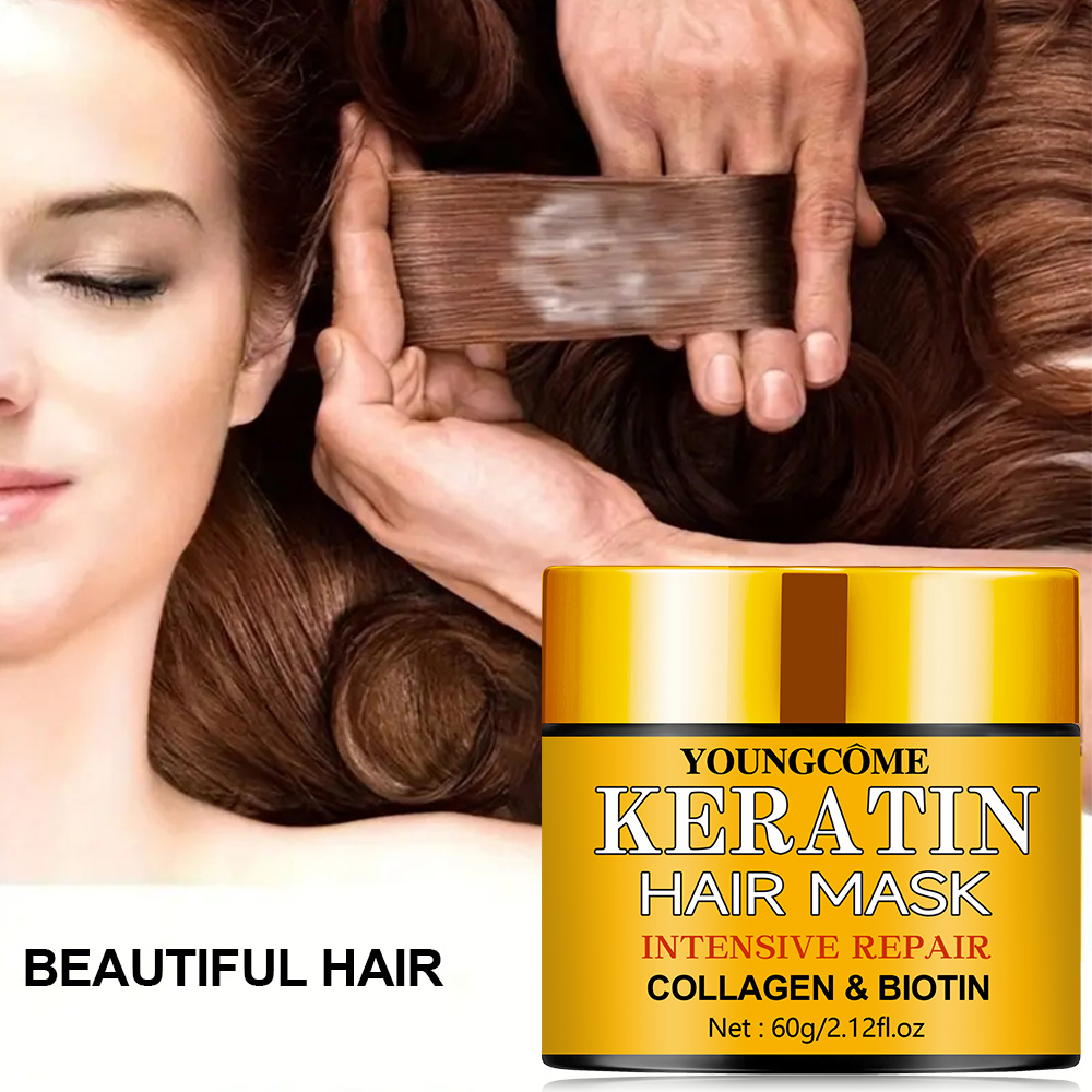Hair Care Collagen - قناع إصلاح الشعر بالزيت العطري المغذي