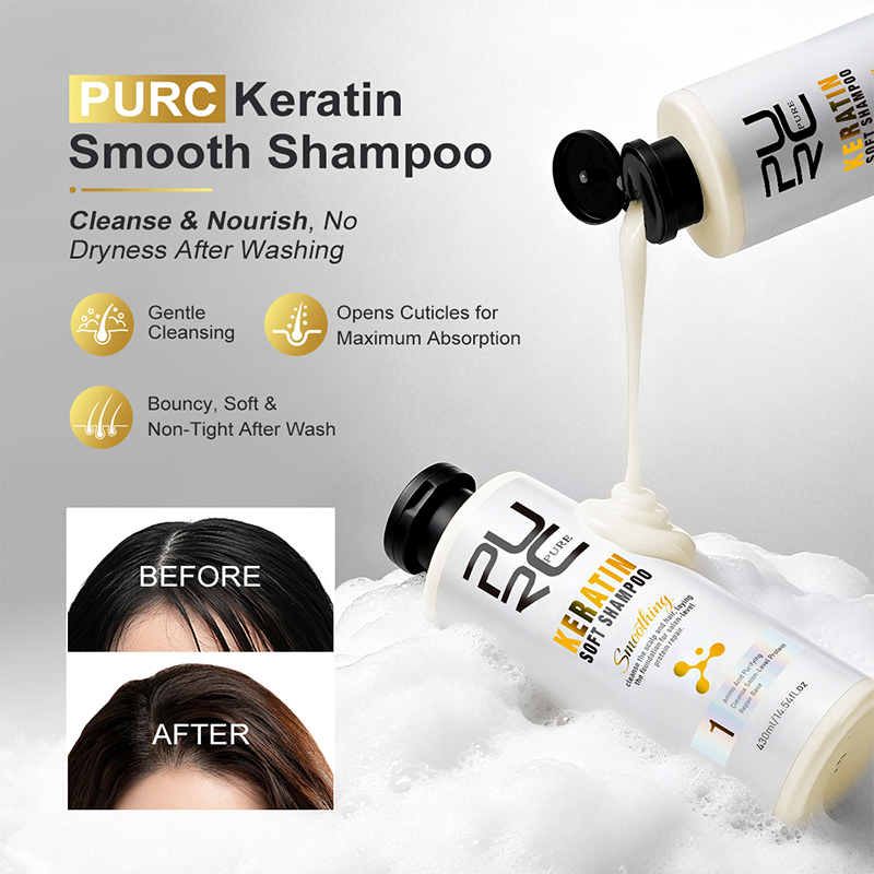 مجموعة العناية بالشعر من PURC  - مراجعة Hair Care Keratin Treatment وسعره