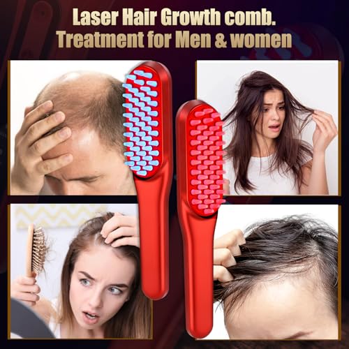 مشط نمو الشعر بالليزر، علاج نم - مراجعة Hair Care Basic وسعره