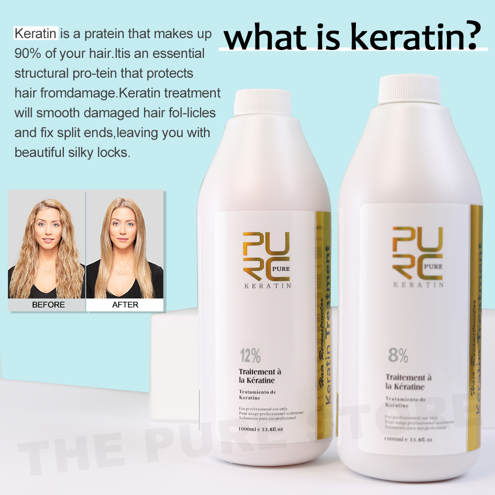 علاج تنعيم الكيراتين Purc ، إز - مراجعة Hair Care Keratin Treatment وسعره